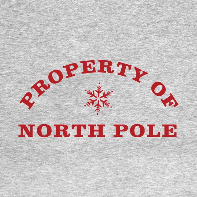 Property of North Pole - Red by Heyday Threads